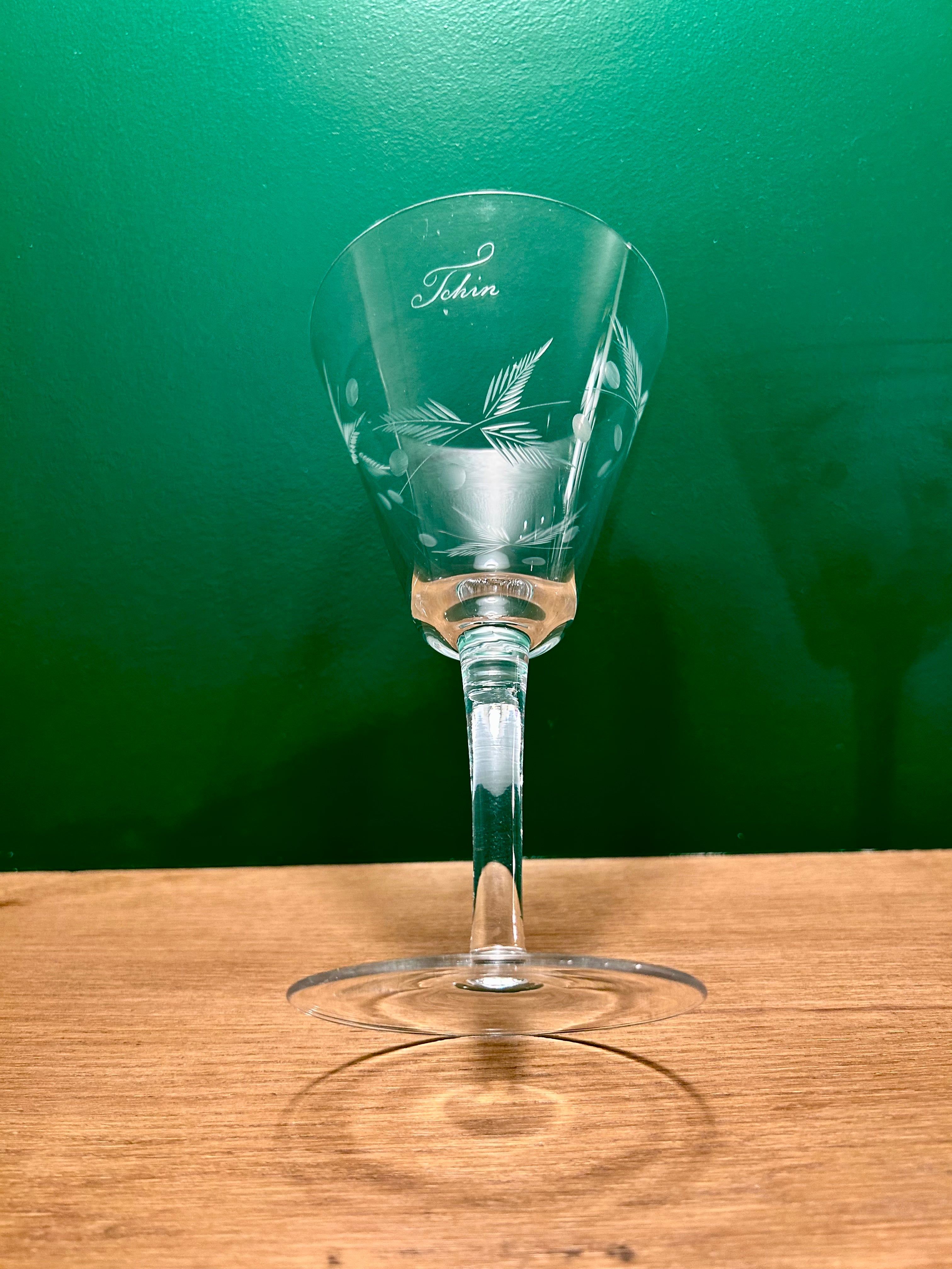 Duo verres à vin « Tchin » N°0008