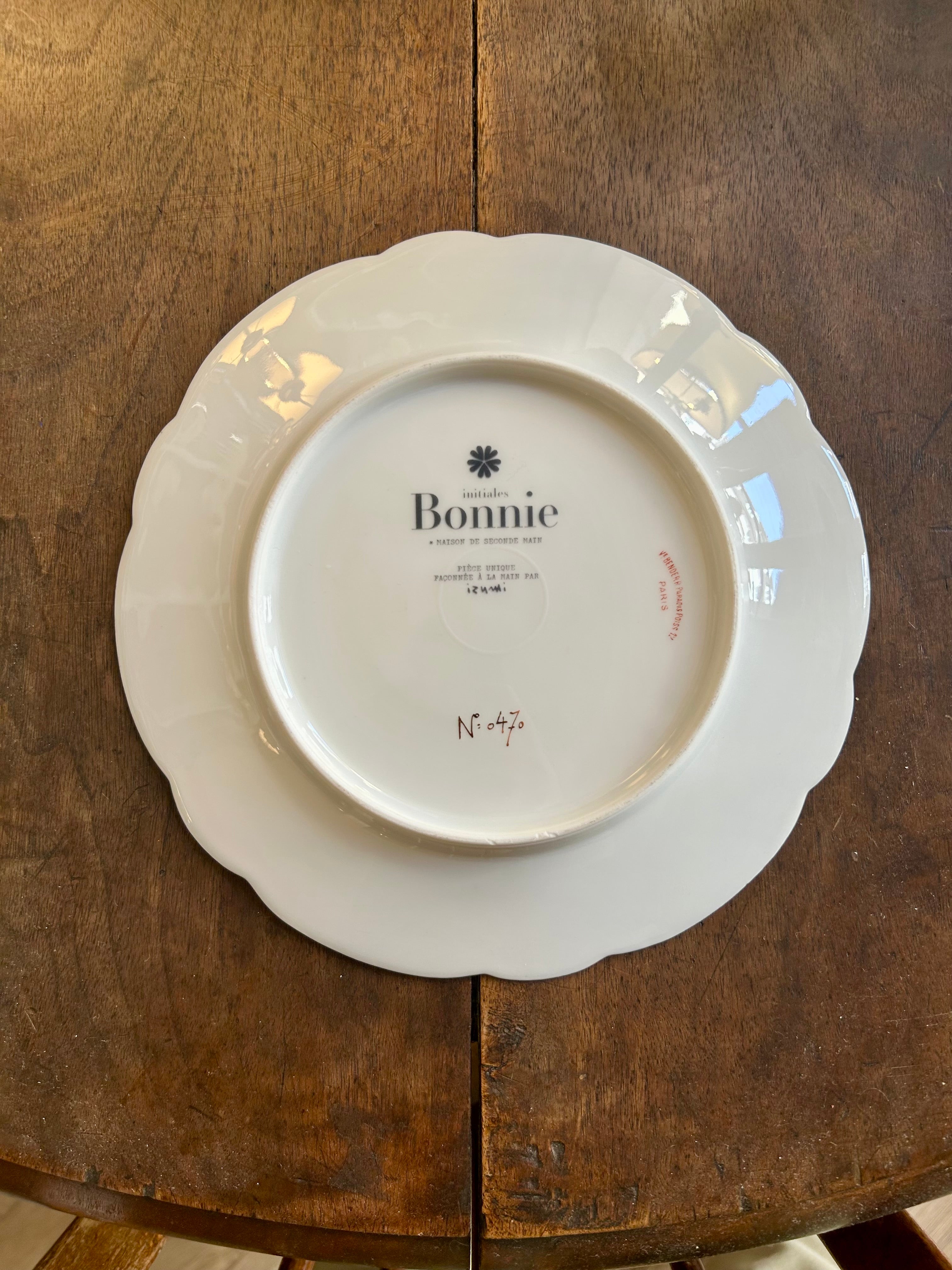 Petite assiette « Paris » N°0470