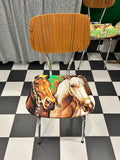 Chaise Formica « Chevaux » N°0005