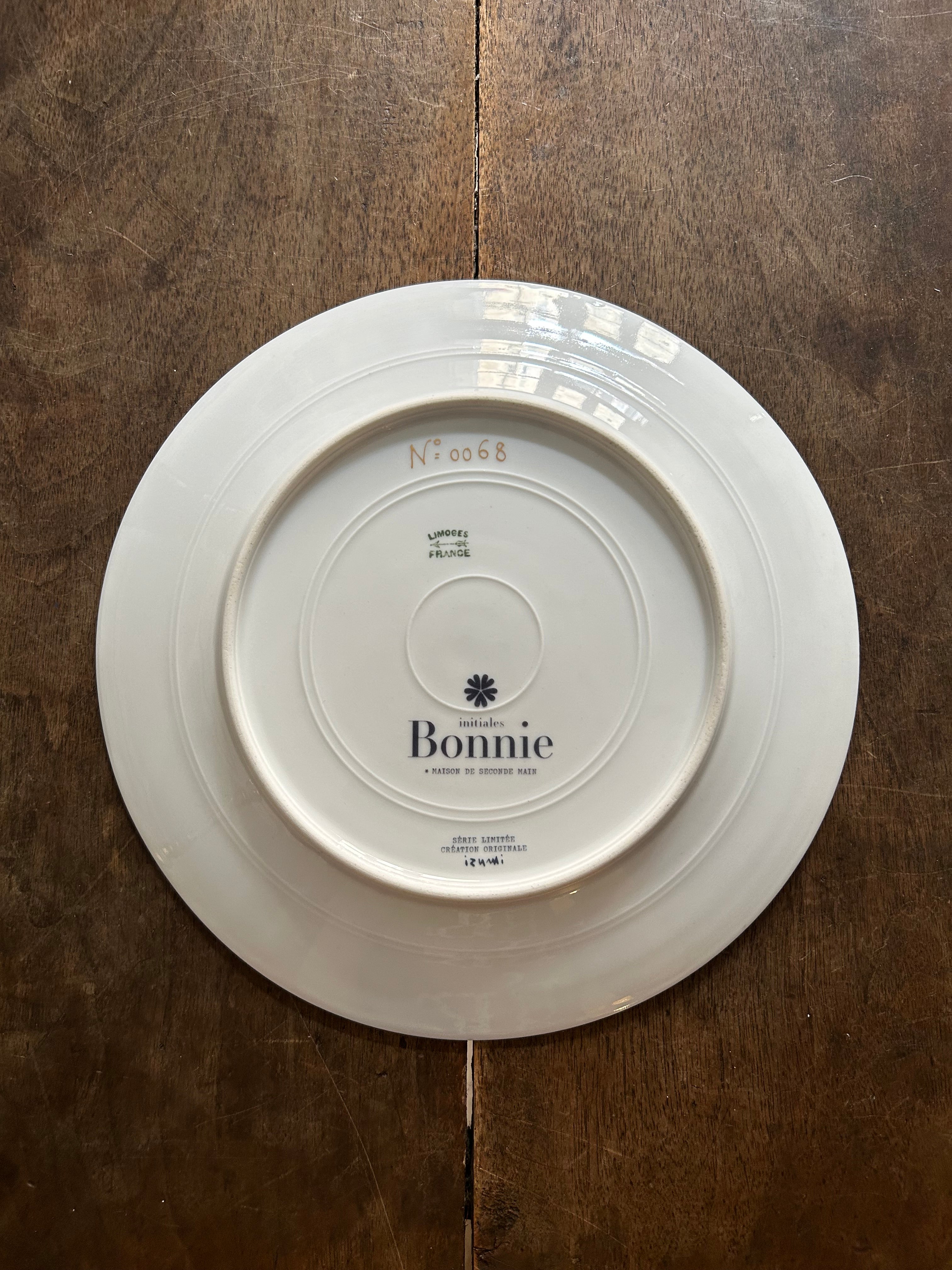Assiette plate « LOUIS XV »  N°0068