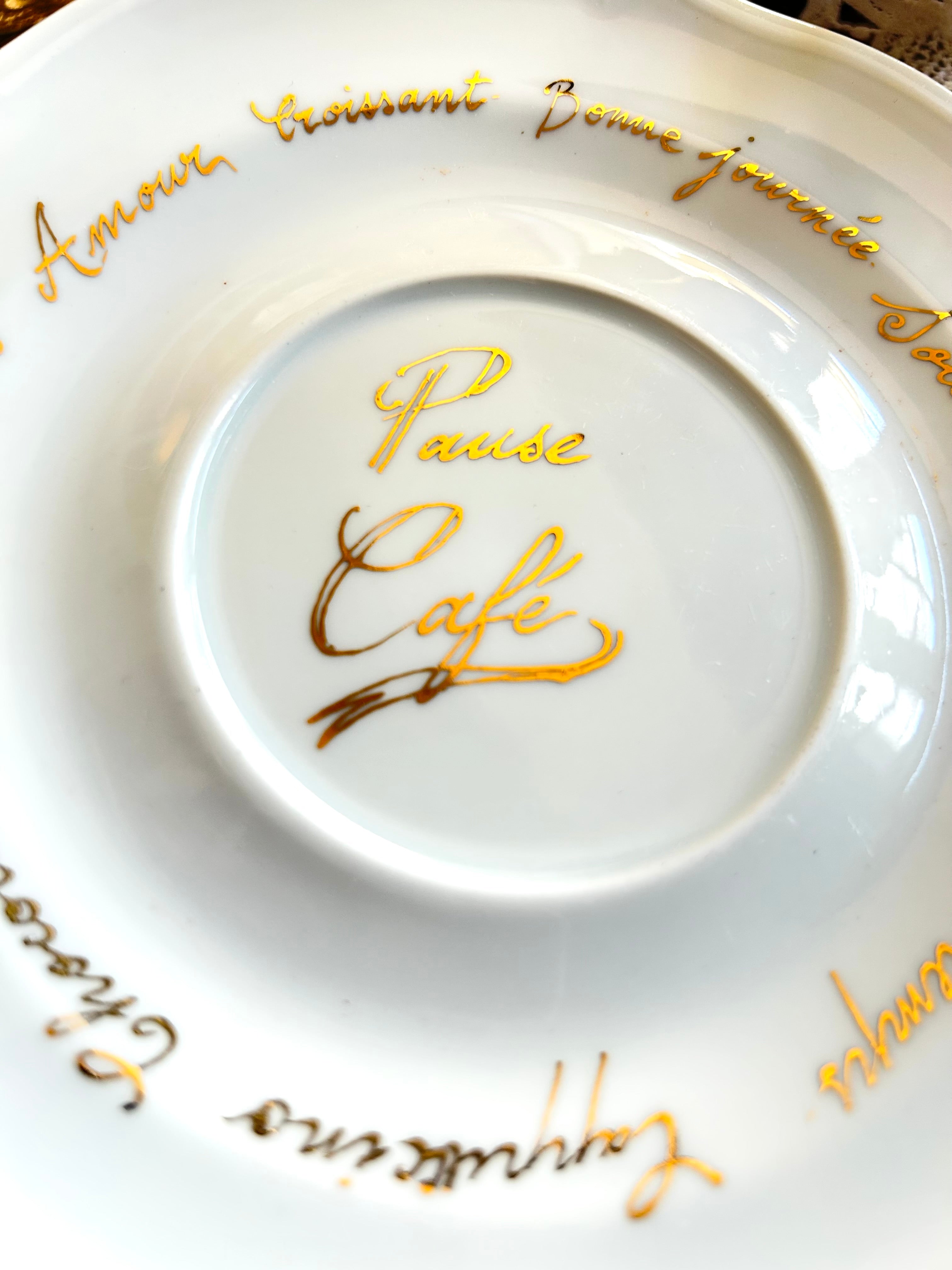 Petite assiette « Pause café » N°0483