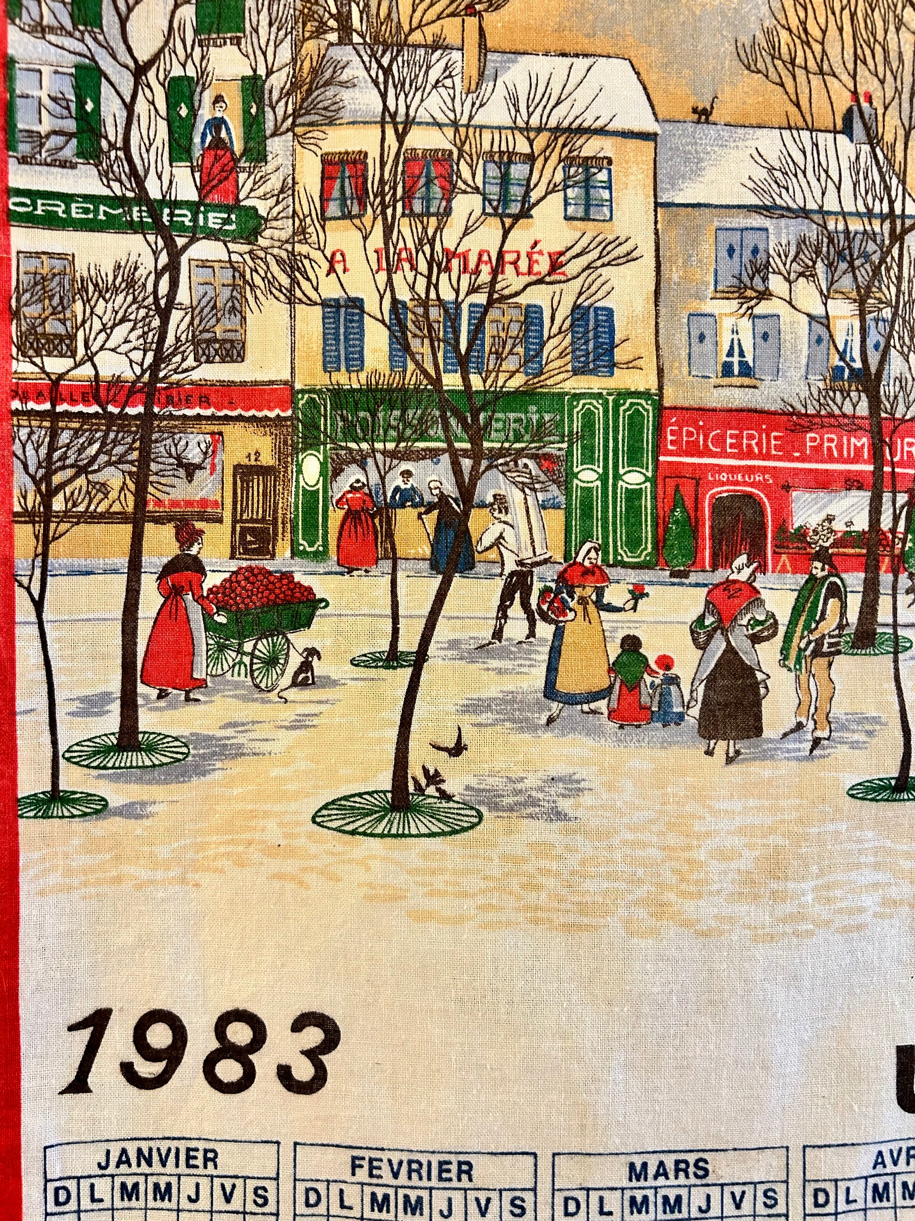 Polo « Village français » Calendrier 1983 - Précommande