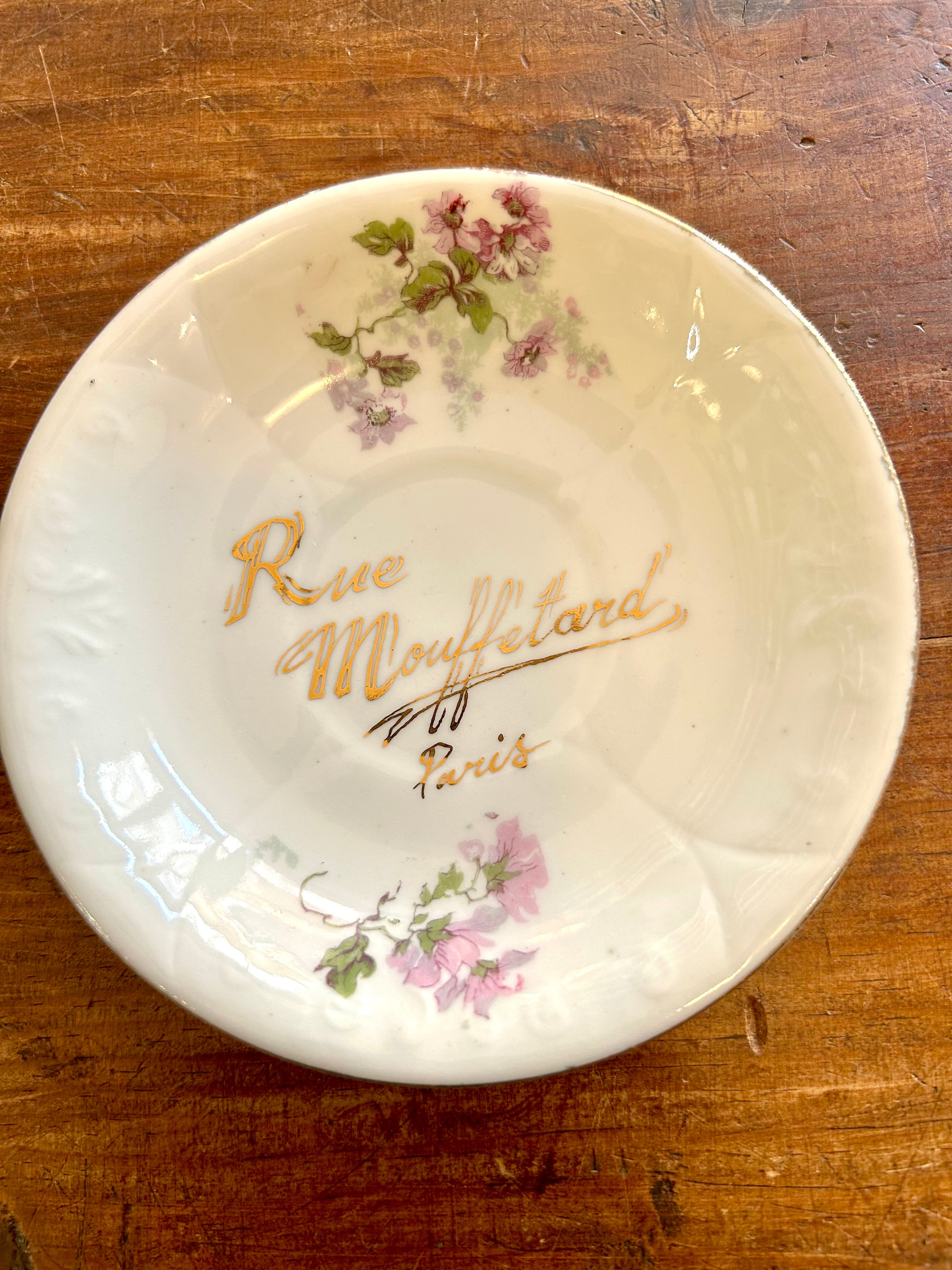 Soucoupe « Rue Mouffetard » N°0493