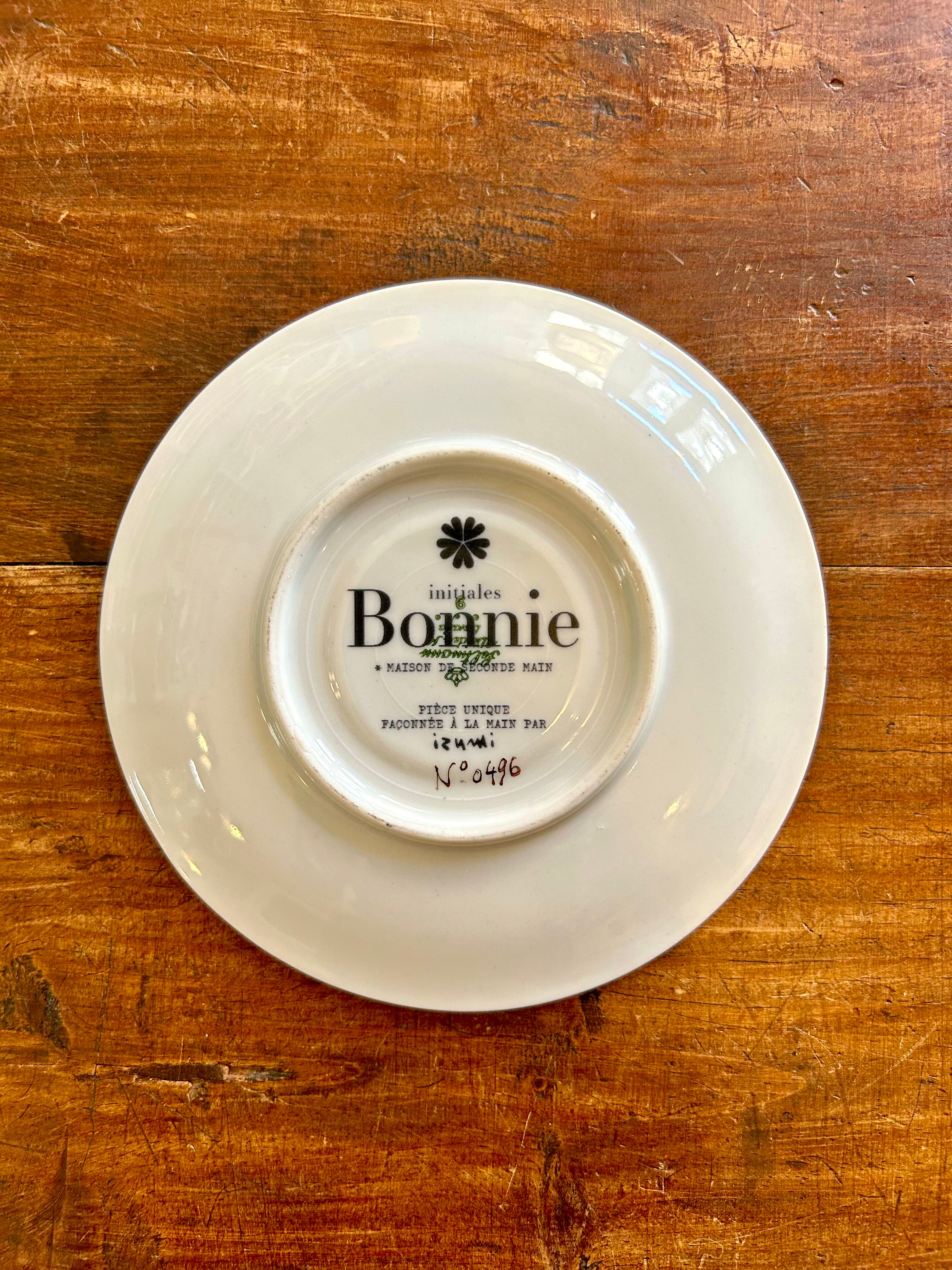 Soucoupe « Rue Mouffetard » N°0496