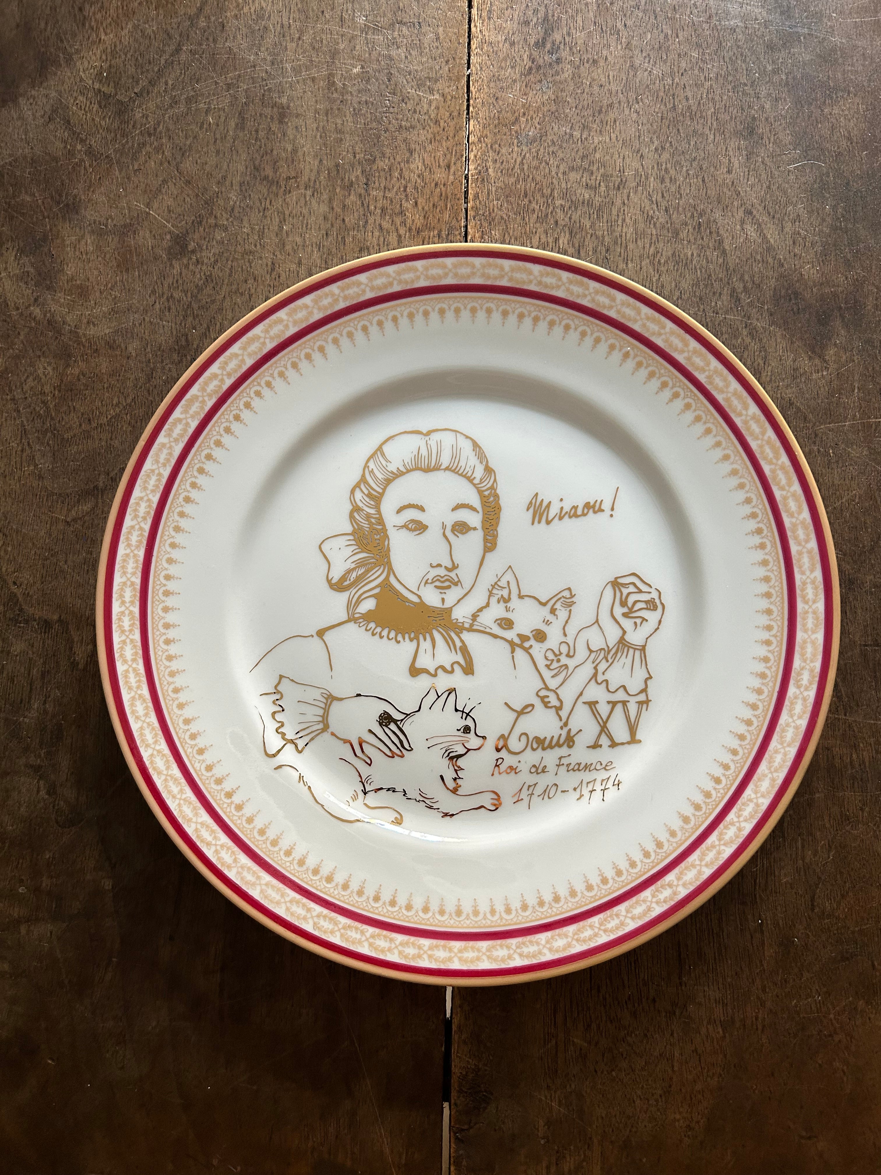 Assiette plate « LOUIS XV »  N°0068