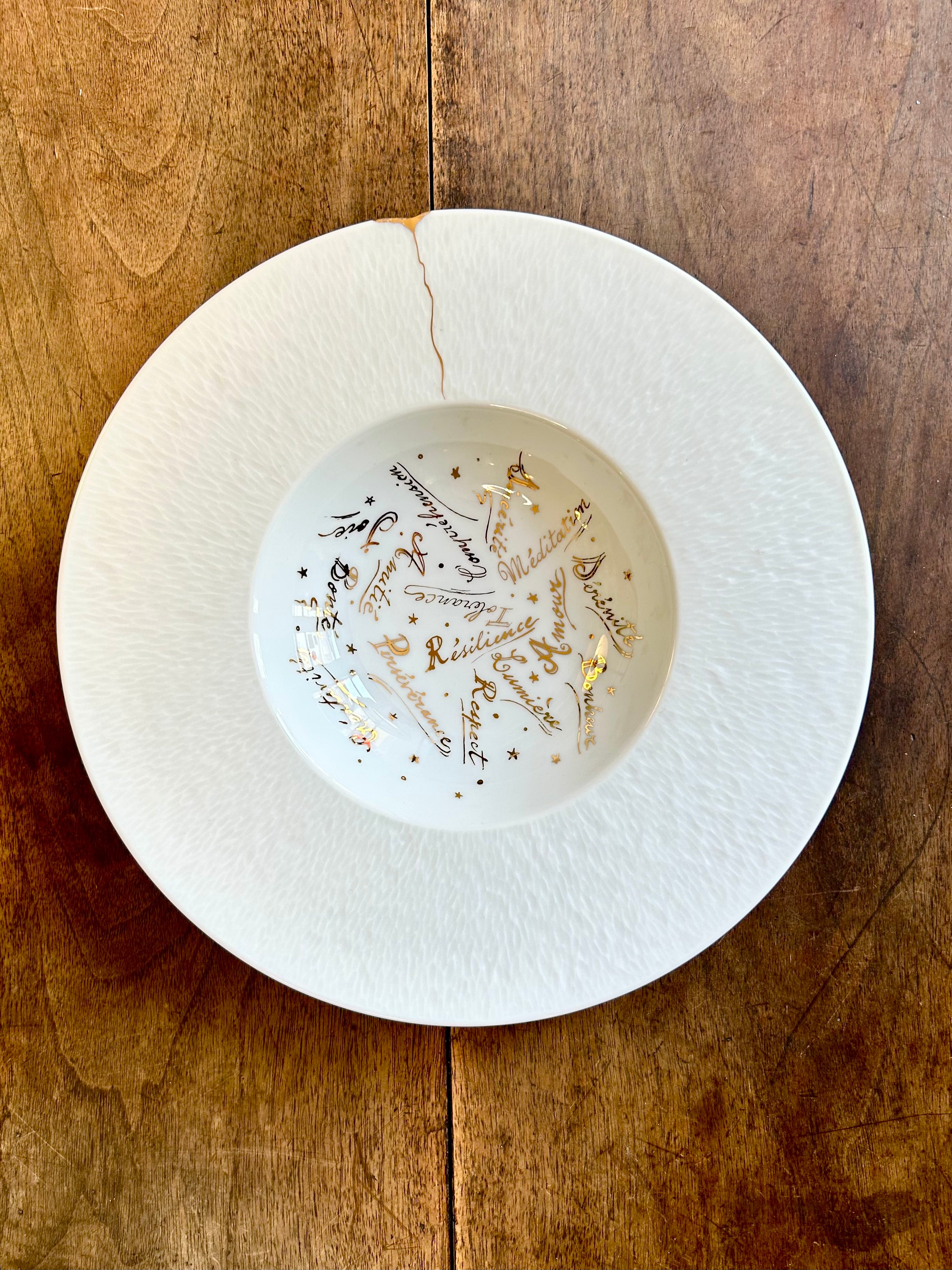 Assiette creuse du restaurant La Tour d’Argent - N°0023