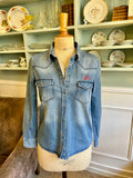 Chemise en jean « Love » N°0095