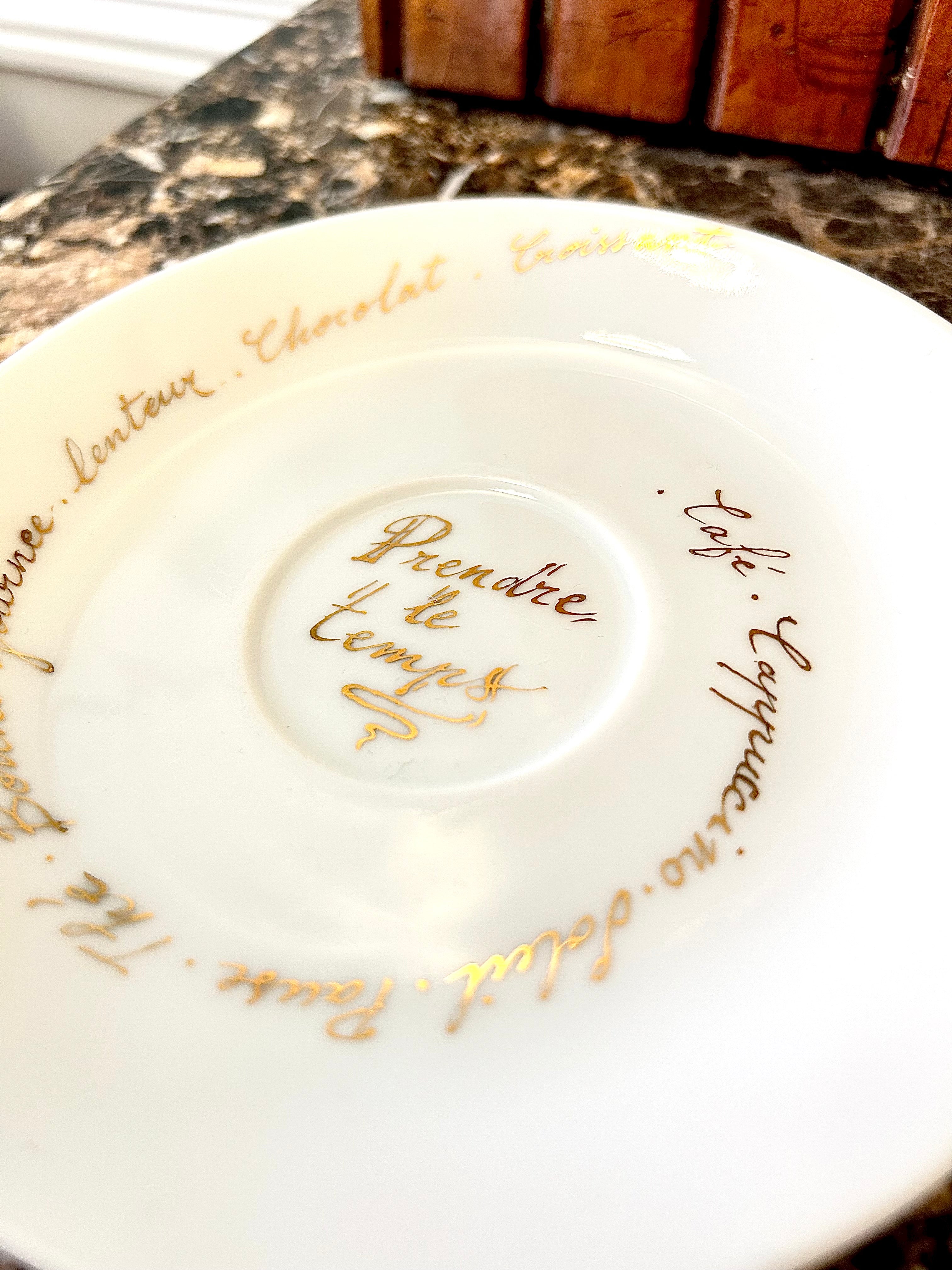 Petite assiette « Pause café » N°0487
