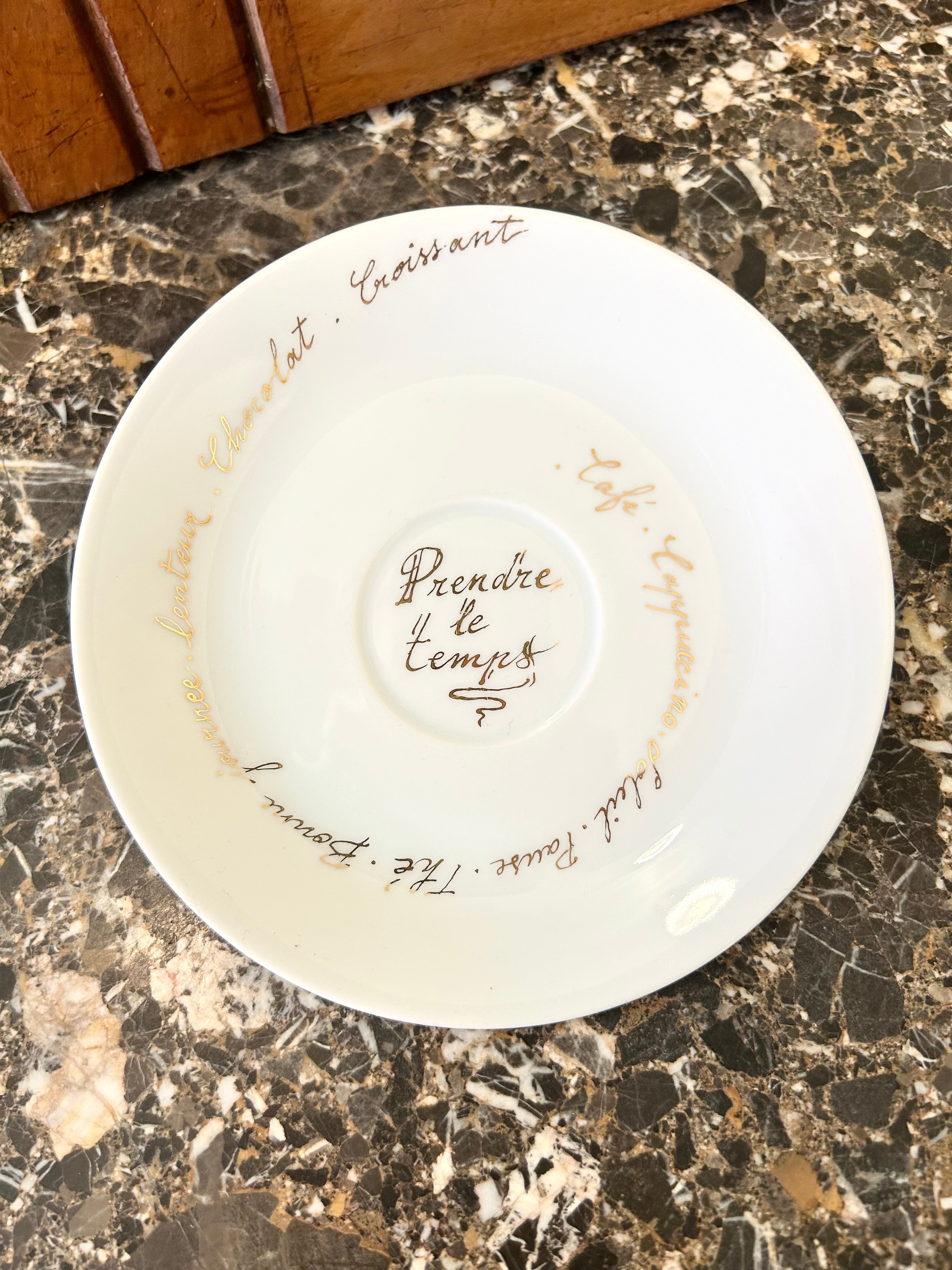 Petite assiette « Pause café » N°0487