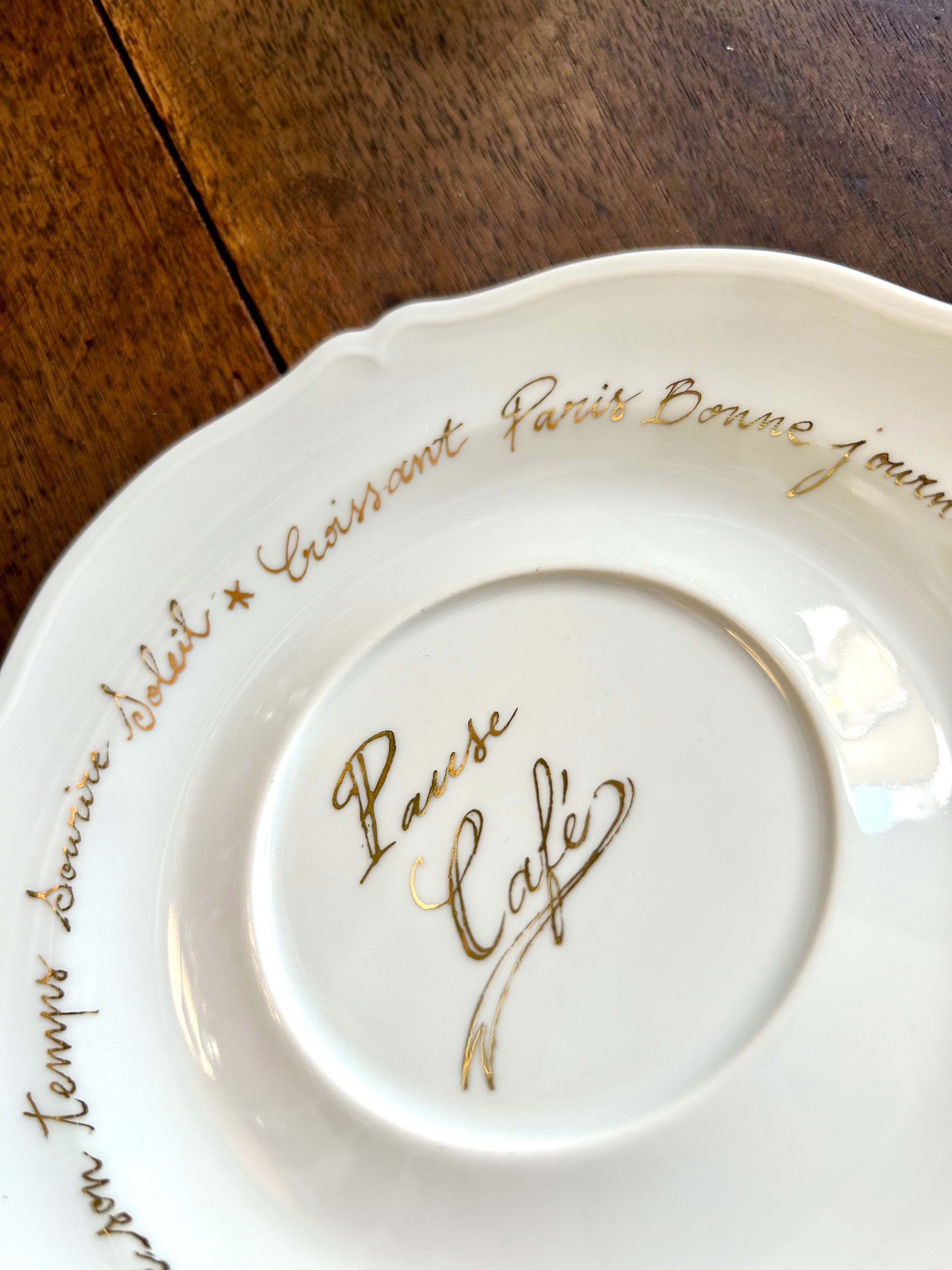 Petite assiette « Pause café » N°0482