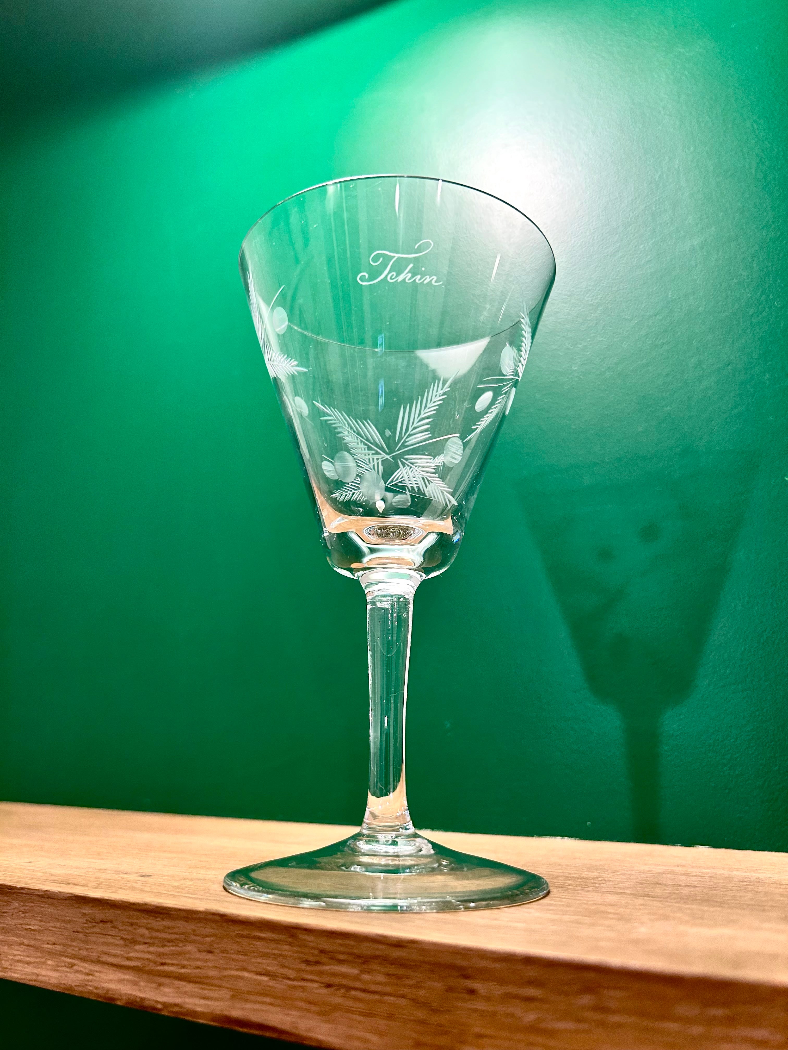 Duo verres à vin « Tchin » N°0008