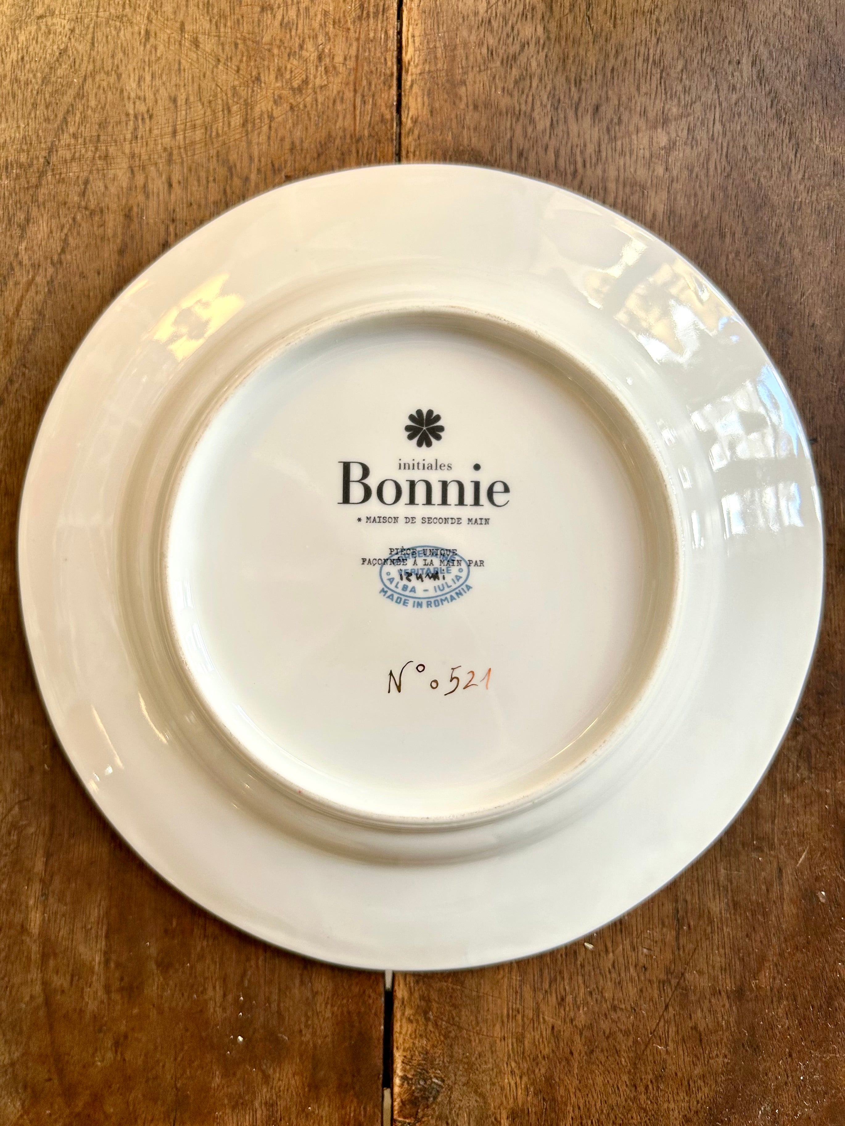 Petite assiette « Rose » N°0521